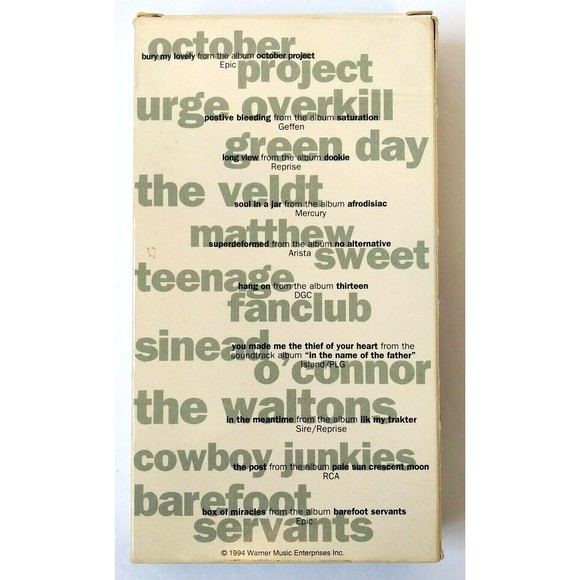 Rock Video Monthly Alternative Releases April 1995 VHS - Picture 2 of 11